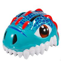 Cartoon Dinosaur Bike Helmet | shielded Expanded Polystyrene Inner Structure, Lightweight 240g Blue Red blue