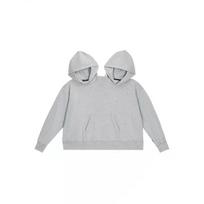 Poros Atitinkantis Su Gobtuvu Megztinio Rinkinys Vyrams Moterims Jaukus Storas Ilgomis Rankovėmis Unisex Namų Drabužiai Žiema Gray Sweatshirt gray