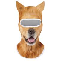1 vnt. Gyvūno Balaklava Motociklo Motokroso Slidinėjimo Snieglentės Kepurė 3D Katės Slidinėjimo Balaklava Gyvūno Veido Dangalas Pilno Veido Gaubtas Kaukė A6 beige