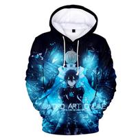 Anime kardo menas internete 3D Harajuku megztinis su gobtuvu berniuko mados megztinis rudens treniruočių džemperis L black
