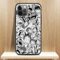 Stiklinis dėklas, skirtas Apple iPhone 13 11 14 Pro 12 7 8 Plus SE 2022 XR X XS Max 6 6S grūdintas telefono dangtelis Anime vientisas iPhone 11