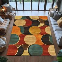 Vidurio amžiaus boho kilimas retro geometrinis raštas plotinis kilimas neslystantis kilimas namų svetainei miegamojo dekoras sofa stalas dideli kilimai 120x160cm-47x63in