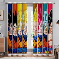 Karštosios kraujo anime raštu užuolaidos vaikų kambariui, miegamajam, svetainei, bendrabučiui, dekoratyvinės užuolaidos, namų tekstilė W70xH100(CM)x2PCS&Rod pocket