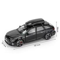 Nauja 1:32 Imitacija RS6 Žaislinio Automobilio Modelis Garsas ir Šviesa Atidaromos Durys Lydinio Liejinio Modelis Ornamentai Kolekcija Žaislai Berniukui Suaugusiam Šventinė Dovana juoda