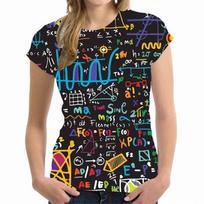 New Math Formula 3D Print T-shirt Summer Women Man T Shirts Harajuku Streetwear Short Sleeve O-Neck Tees Kids Oversized Y2k Tops 5XL black