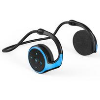 Sportinės Mini Belaidės Ausinės Mini Sulankstomos Bluetooth Ausinės 8D Erdvinis Garsas Gilus Žemas Dažnis Su HD Mikrofonu Palaiko FM TF Režimą Skirtos Iphone Xiaomi Huawei mėlyna