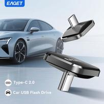 Kompaktiškas mini automobilinis USB Type-c atmintukas - USB Type-c su 8/16/32/64GB talpos variantais, palaikantis be nuostolių muziką 99% įrenginių 16GB gray