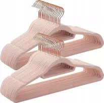 SONGMICS aksominės neslystančios drabužių pakabos, 50 vnt., 45 x 23.5 cm, B07SYP4SZZ