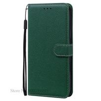7/7 Pro/7T Pro dėklas Oneplus 7 Pro dėklui Piniginė Odinis viršelis Oneplus 7T dėklui Silikoninis viršelis Oneplus 7T Pro Funda Coque For Oneplus 7T Pro tamsiai žalia spalva