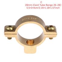 Tinka 15 22 28 35 40 mm kieto vamzdžio žalvario M10 vamzdžio apkabos laikiklio atramos pakaba Fiksuota 28mm