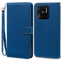 Redmi10C dėklas Xiaomi Redmi 10C dėklui Minkštas piniginės odinis atverčiamas dangtelis Redmi 10C dėklui 10 C Knyga Telefonų dėklai Coque Fundas For Redmi 10C black