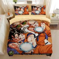 Japonų Anime Dragon Ball Patalynės Komplektas Goku Super Saiyan Antklodės Užvalkalas Pagalvės Užvalkalas 2/3 vnt. 3D Spaudiniai Paaugliams Antklodės Užvalkalas 100x135cm-2pcs