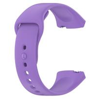Silikoninis dirželis Redmi Watch 3 Active Pakeičiama apyrankė Xiaomi Mi Band Watch3 active Kvėpuojantis riešo dirželis for Watch 3 Active violetinė