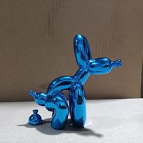 Dervos balionas šūdo šuo skulptūra dekoracija Kūrybingas svetainės miegamojo vyno spintelės animacinis gyvūnas paprastas modernus dekoratyvus so 21cm-19cm-10cm