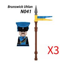 MOC Viduramžių Karinis Napoleono Karas Konstruktoriai Britų Prancūzų Armijos Pėstininkų Kavalerijos Kareivio Figūrėlė Kaladėlės Žaislas