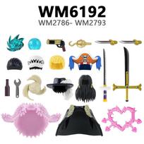 WM Blokeliai Anime Serijos Blokeliai Veiksmo Figūrėlės Dalys Rinkinys Statybiniai Blokeliai Žaislai Dovana WM6187 WM6188 WM6189 WM6190 WM6191 WM6192 WM6193