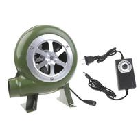 150W Galingas BBQ Pūstuvas Anglių Kamininis Uždegiklis BBQ Ventiliatorius, Rūkyklos Ventiliatorius Geležinis Elektrinis Pūstuvas AC100-240V 2900RPM Reguliuojamas 40W gray