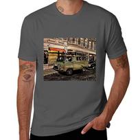 Gražus UAZ medvilninis marškinėlis medvilninis marškinėlis pakuotė marškinėlis vyrams 100% medvilnė prabangaus prekės ženklo T-Shirt L black