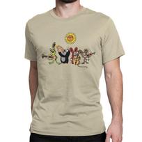 Mažasis kurmiukas Draugai Marškinėliai Vyrams Moterims 100% Medvilnės Marškinėliai Animacinių Filmų Draugai Kartu Trumpomis Rankovėmis T-shirt Vasariniai Drabužiai M beige
