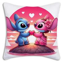 Namų dekoras Mielas Stitch Animacinis raštas Pagalvės užvalkalai Raštuotas pagalvės užvalkalas Tinka sofai, miegamajam, automobiliui Pagalvės užvalkalas 24x24Inch