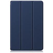 Dėklas Lenovo Yoga Tab Plus 12.7 dėklui TB520FU Madingas dažytas išmanusis stovas Odinis dangtelis Yoga Pad Pro AI 12.7 dėklui Funda Yoga Tab Plus 12.7 tamsiai mėlyna spalva