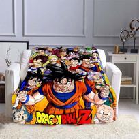 Japoniška anime Dragon Ball Z antklodė lovoms žygio iškyloms Madinga lovatiesės išmetimo antklodė 75x90cm