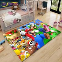 Mario Bros Anime Kilimas Svetainė Miegamasis Lovos Šoninis Kilimėlis Japonų Darbo Kambarys Kompiuterio Kėdė Namų Mados Grindų Kilimėlis Plotinis Kilimas 60cm x 90cm