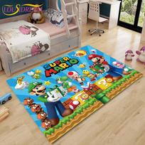 Mario Bros Anime Kilimas Svetainė Miegamasis Lovos Šoninis Kilimėlis Japonų Darbo Kambarys Kompiuterio Kėdė Namų Mados Grindų Kilimėlis Plotinis Kilimas 60cm x 90cm