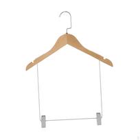 Mediniai drabužių pakabai for Woman Clothes beige
