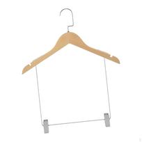 Mediniai drabužių pakabai for Man Clothes beige