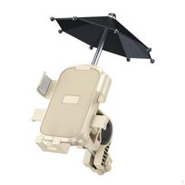 Dviračio ir motociklo telefono laikiklis su smūgiams atspariu dizainu beige beige