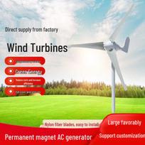 Lingfengda S tipo 100W 12/24V mikro vėjo turbina apšvietimo projektams 100W 24V white