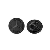 2025 Karštas 1 vnt 57mm Automobilio priekinio variklio dangčio emblema ženklelis Gaubtu Automobilio priedai Mercedes Benz W204 W205 W212 W213 W221 W177 W246 GLA G black