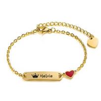 Personalizuota kūdikio apyrankė 14K paauksuotos ID apyrankės mergaitėms, berniukams, apyrankė su pasirinktu tekstu, naujagimio dovana 12cm beige