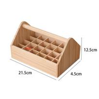 DoTERRA didelė medinė eterinių aliejų laikymo dėžutė - 25 vietos 15 ml buteliukams