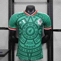 Mexico Mexico Player Version Jersey National Team Short-Sleeved T-Shirt Football Jersey L blue