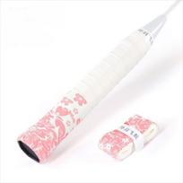 Sakura Print Tennis Badminton Grip Tape Sweat-Absorbent Non-Slip Quickly Self-adhesive Grip Wear-resistant Shock-Absorbing white