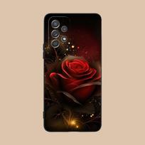 Rožių gėlių dėklas mobiliajam telefonui Samsung Galaxy A56 55 54 53 52 51 36 35 34 23 16 15 5G Spalvingas dangtelis Dangtelis Išmanusis telefonas Gražus Galaxy A55 5G