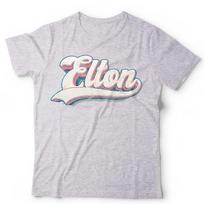 Elton John Tshirt Unisex Retro Logo Vintage RocketUnisex Music Concert Shirt 4XL white