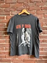Guns N Roses 80-ųjų Vintažiniai Marškinėliai Axl Rose Reti Roko Grupės Reti juodi vidutinio dydžio Unisex Marškinėliai L gray