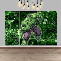 Hulko nuotraukos fonas, superherojus, žalias animacinis milžinas, vaikų gimtadienio šventės dekoracijos, kūdikio krikštynų reikmenys. 150X100CM