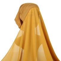 Burka Niqabas Chadoras Al-Amira Hidžabas Turbanas Hidžabo skara Musulmoniška galvos skara musulmonėms moterims orange