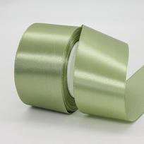 Satininė juosta dovanų pakavimui ir gėlių dekoravimui 5 cm pločio šilkinė juosta rankdarbiams ir renginiams Sage Green