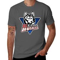 Kassel Huskies Marškinėliai Juodi Medvilniniai Marškinėliai Paprasti Unisex Pakuotė Anime Marškinėliai Dydžio L Marškinėliai 4XL black