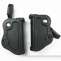 Juodos Sulankstomos Gulto Kėdės Priedai Plastikiniai 90*84mm/3.55*3.31  Plastikinis Metalinis Traukimo Žiedelis Fiksavimo Sagtis Sulankstomos Gulto Kėdės