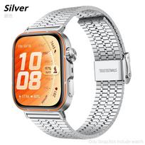 Nerūdijančio plieno dirželis Huawei Watch Fit 5 5Pro Metalinė apyrankė Huawei Watch Fit 3/4/4 Pro Laikrodžio dirželio priedai Huawei Fit 2 sidabras