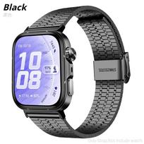 Nerūdijančio plieno dirželis Huawei Watch Fit 5 5Pro Metalinė apyrankė Huawei Watch Fit 3/4/4 Pro Laikrodžio dirželio priedai Huawei Fit 5Pro 4Pro juoda