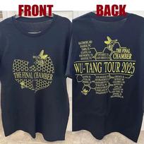 Wu-Tang Clan 2025 Final Chamber Tour Medaus korys Art Pakartotinis spaudas S-4XL Unisex Marškinėliai L black