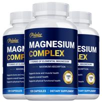 Magnio Komplekso Kapsulės 120 vnt. 1000 mg — Raumenų Veikla, Kaulų Sveikata, Mineralų Palaikymas, Kasdienė Gerovė 120*3