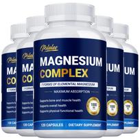 Magnio Komplekso Kapsulės 120 vnt. 1000 mg — Raumenų Veikla, Kaulų Sveikata, Mineralų Palaikymas, Kasdienė Gerovė 120*5
